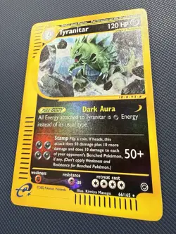 Tyranitar LP 66/165 - Reverse Holo - Expedition Base Set - Pokemon 2002 - Image 4