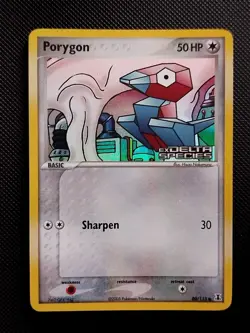 (GD) Porygon 80/113 2005 EX Delta Species Reverse Holo Stamped Pokemon Card - Image 1