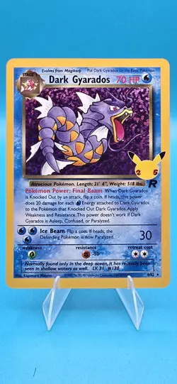 Pokemon Card - Dark Gyarados Celebrations Classic Collection 8/82 Holo - Image 1