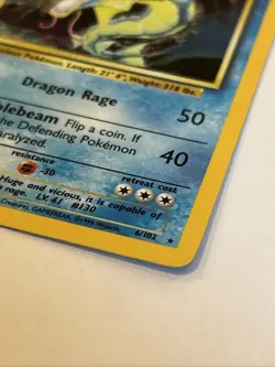 Pokemon Cards Gyarados 6/102 Holo Rare Base Set UNLIMITED - (LP+) - Image 3