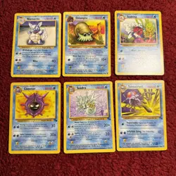 Pokemon Cards 1999 Lot Water Seaking Cloister Seadra Wartortle Tentacruel Omanyt - Image 1