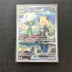 Cynthia's Roserade 184/182 Destined Rivals Full Art Ultra Rare Pokemon Card NM - Image 1