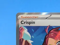 Crispin 164/091 Pokemon TCG 2024 Ultra Rare Full Art Stellar Crown Near Mint - Image 2