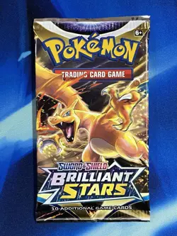 Pokemon 2022 Sword & Shield Brilliant Stars Booster Pack Lot X4 Artset SwSh Nm M - Image 4