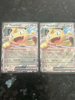 Pokemon POR Card Lot Poke Pad & Meowth EX 2026 English - Image 2