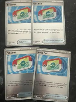 Pokemon POR Card Lot Poke Pad & Meowth EX 2026 English - Image 3