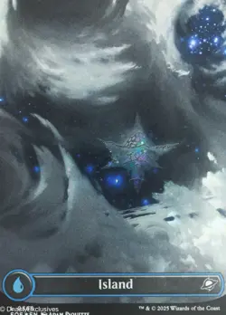 MTG: Edge of Eternities - Island - Borderless Galaxy Foil - Image 1