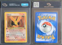 Pokemon WIZARDS FOSSILE, SULFURA, rare 1ere edition 12/62 pregradee Mint - Image 1
