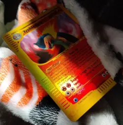 Typhlosion Pokemon 2002 TCG Expedition Set Reverse Holo Card 28/165 Vintage Rare - Image 3