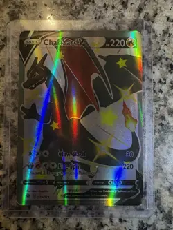 Pokemon Charizard V Ultra Rare Full Art Holo 220 HP Shining Fates 079/073 - Image 1