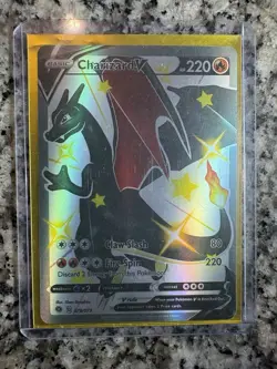 Pokemon Charizard V Ultra Rare Full Art Holo 220 HP Shining Fates 079/073 - Image 2