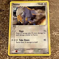 Tauros Holo #5 Pokemon POP Series 2, Holo Rare - Image 1