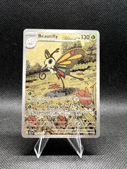 Pokemon Beautifly #219/217 English Ascended Heroes Illustration Rare Full Art - Image 1