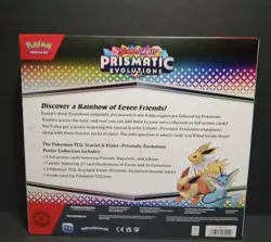 NEW Pokemon TCG S&V Prismatic Evolutions Poster Collection Box Sealed DG Sticker - Image 2