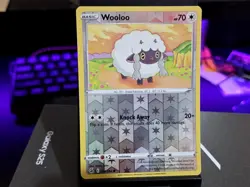 WOOLOO COMMON REVERSE HOLO 222/264 FUSION STRIKE POKEMON NM - Image 1
