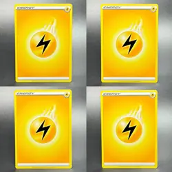 Pokemon Sword & Shield Lightning Energy Lot of 4 - Image 1