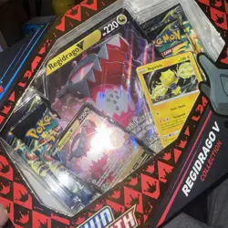 Pokemon TCG Crown Zenith Regidrago V Collection Box Promo Booster Oversized - Image 1