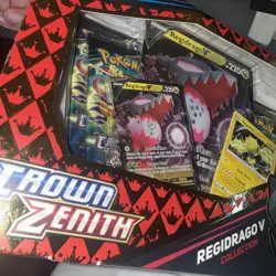 Pokemon TCG Crown Zenith Regidrago V Collection Box Promo Booster Oversized - Image 5