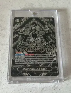 Marshall D. Teach One Piece CCG OP09-093 silver Sp - Image 1