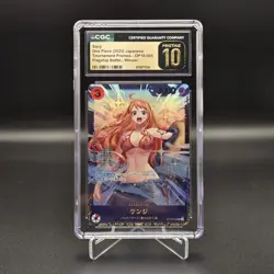 2025 ONE PIECE JAPANESE TOURNAMENT PROMO WINNER #OP10-005 SANJI CGC 10 PRISTINE - Image 1