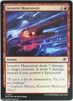 MTG: Edge of Eternities - Invasive Maneuvers - Foil - Image 1