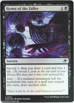 MTG: Edge of Eternities - Hymn of the Faller - Foil - Image 1