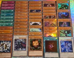 Yu-Gi-Oh 46 Card Fiend Deck Lot Bundle Secret Rare M/HP Fitzgerald Synchro Tuner - Image 2