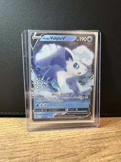 Alolan Vulpix V - (Holiday Calendar) 033/195 Miscellaneous Cards & Products Holo - Image 1