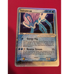 Pokemon Suicune ex 94/95 EX Team Magma vs Team Aqua Rare Holo 100 HP Card 2004 - Image 1