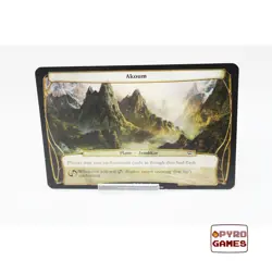 Akoum - Planechase 2012 - Oversized Planechase Card 9/40 (Good Condition) - M... - Image 1
