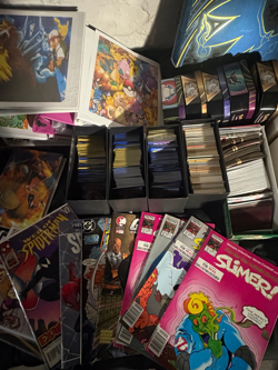 Massive Pokemon Sports Card Collection Lot 20+ Binders Comics Plush - Image 3