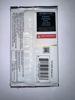 DRAGONBALL SUPER X4 BOOSTER SEALED CARD GAME MYTHIC BOOSTER CON 8 CARDS - Image 3