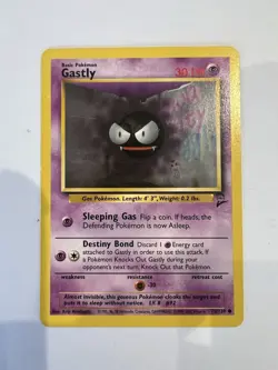 Gastly Base Set 2 75/130 Regular Unlimited Common Pokemon Card - Image 1