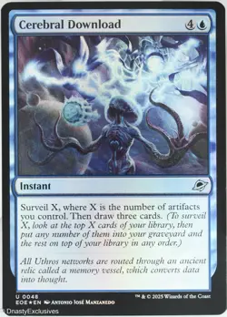 MTG: Edge of Eternities - Cerebral Download - Foil - Image 1