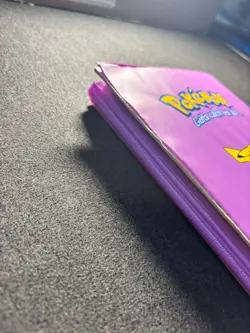 Vintage Pokemon Card Binder With 88 Cards Inside WOTC Collection Bundle Pikachu - Image 2