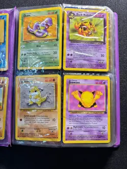Vintage Pokemon Card Binder With 88 Cards Inside WOTC Collection Bundle Pikachu - Image 5