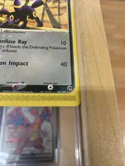 Pokemon TCG Umbreon 24/100 EX Sandstorm 2003 Stage 1 Dark 80HP Vintage Card - Image 3