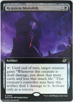 MTG: Edge of Eternities - Requiem Monolith - Extended Art Foil - Image 1