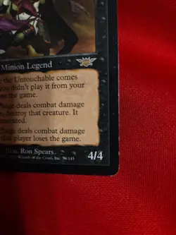 Magic The Gathering | Legions | Phage the Untouchable | RARE! MTG Game Ender! - Image 4