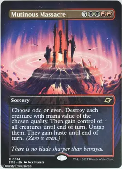 MTG: Edge of Eternities - Mutinous Massacre - Borderless - Image 1