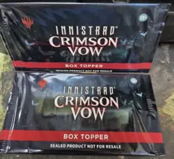 Magic the Gathering Innistrad Crimson Vow Box Topper SEALED MTG - 2 pack - Image 1
