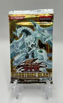 (701036) Yugioh Starstrike Blast 5D's 1st Edition Sealed BOOSTER PACK - Image 1