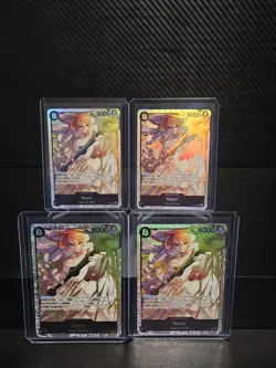 ONE PIECE OP15 EB04 LOT (Adventure on Kami's Island) Nami SR * 4 CARDS * - Image 1