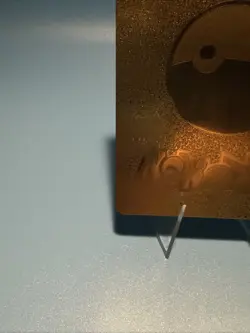 Pokemon Charizard Gold Foil Fan Art Collector Card - 4/102 - 120 HP - MINT - Image 4