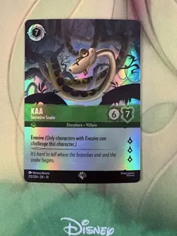 Disney Lorcana Card - Kaa Epic - Set 10 - Image 1