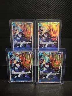 ONE PIECE OP15 EB04 LOT (Adventure on Kami's Island) Sabo SR * 4 CARDS * - Image 1