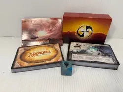 Magic the Gathering Planechase Anthology Oversized Playing Cards with Dice New - Image 1