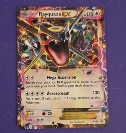 Pokemon Rayquaza EX XY69 Promo Holo Basic Dragon Card XY 2015 - Image 1
