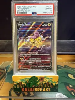 Raikou v Crown Zenith Galarian Gallery Holo Ultra Rare Card GG41/GG70 PSA 10 - Image 1