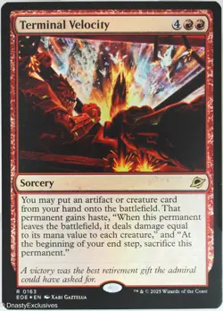 MTG: Edge of Eternities - Terminal Velocity - Foil - Image 1